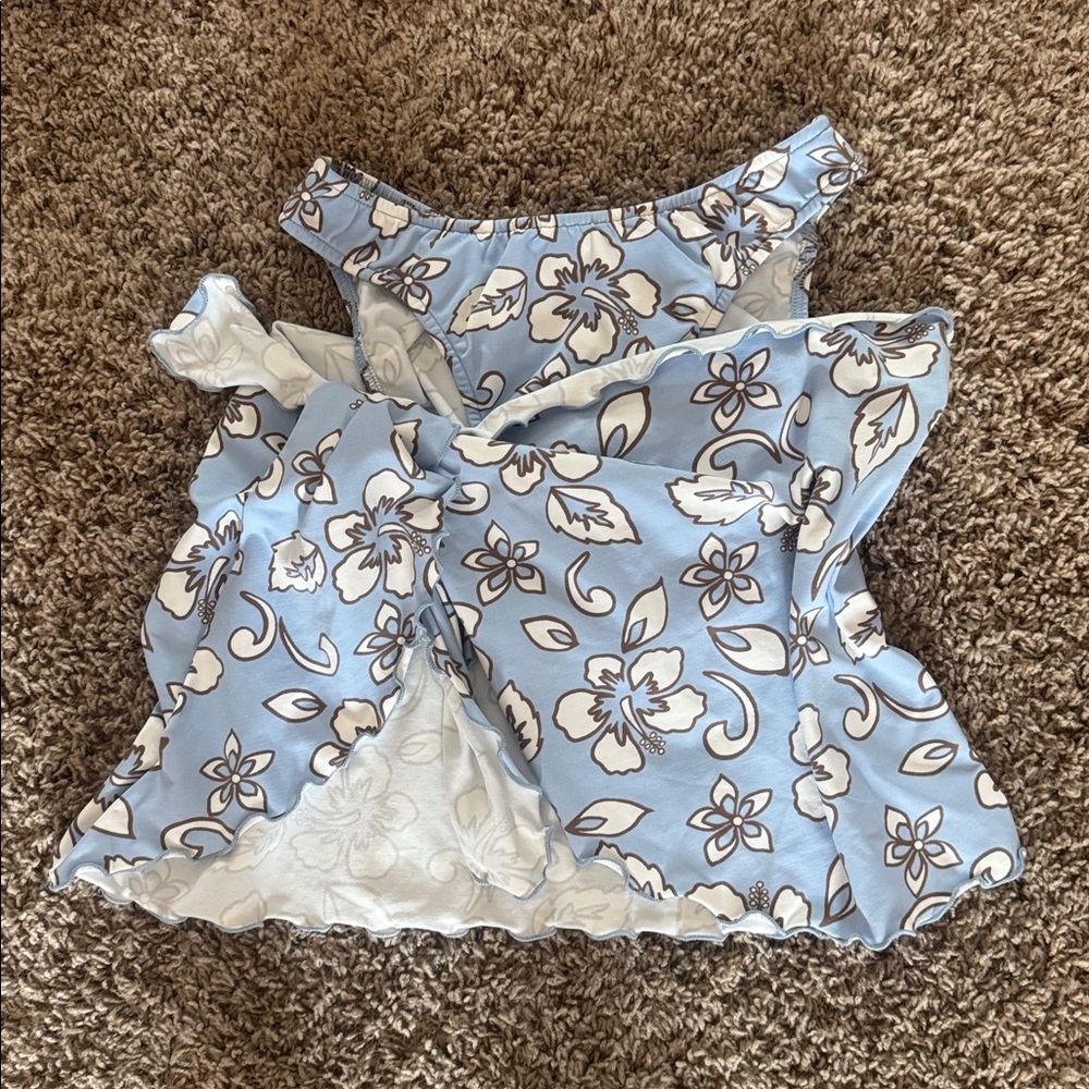 NWOT Vintage VENUS Hawaiian Bikini Bottoms & Matching Wrap Around Skirt - Picture 10 of 10